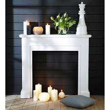 Manteau De Cheminee Decoratif Blanc Freeport Cornice Per Camino Camino Finto Design Camino