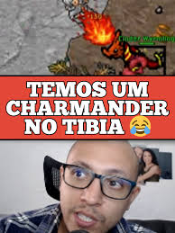 O CHARMANDER Podia ser uma MONTARIA, CONHEÇA a NOVA HUNT 🔥 #games #tibia  #pokemon #charmander