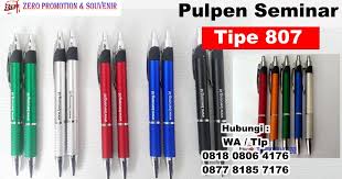 Jual Pulpen Seminar 807 Pen Promosi Plastik 807 Pulpen