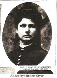 Sarah Jane (Haines) Flickinger (1855-1888)
