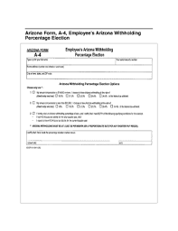 Arizona Withholding Form 2016 Fill Online Printable