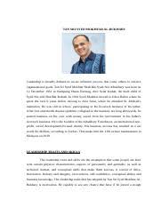 See more of al bukhary group / dr kencing manis on facebook. Leadership Syed Mokhtar Al Bukhary Docx Tan Sri Syed Mokhtar Al Bukhary Leadership Is Broadly Defined As Social Influence Process That Cause Others Course Hero