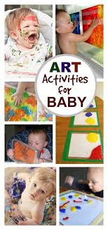 Baby Paint Activities Infant Activities Baby Art Activities Toddler Activities