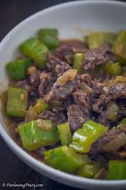 Beef Stir Fry With Bitter Gourd Ampalaya Con Carne Con Carne Recipe Recipes