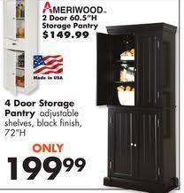 Ameriwood 4 Door Storage Pantry From Big Lots 199 99 Door Storage Storage Big Lots
