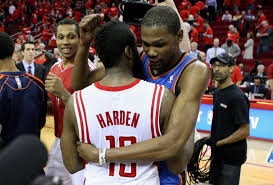 Russell westbrook reflects on his partnership with kevin durant and james harden and admits he had #russellwestbrook on the former okc trio of himself, #kevindurant and #jamesharden all the trio helped the thunder win the western conference in 2012 before falling to lebron james, dwyane. The Houston Rockets Pursuit Of Kevin Durant