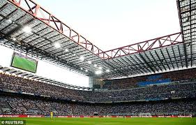 Stadio giuseppe meazza is the home stadium of inter milan since 1947. Ac Milan And Inter Milan Could Be Forced To Scrap Extravagant Plans For Brand New Stadium Daily Mail Online