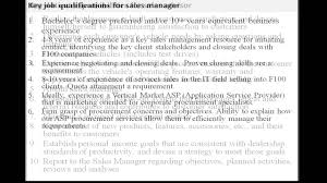 Job description of a stock brokerage sales assistant. Sales Advisor Job Description Youtube