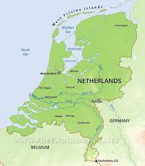 20% of its territory is below sea level, hence, the name netherlands, which means low country. The Netherlands Physical Map