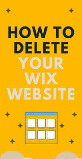 Unpublish Wix Site How To Delete Your Wix Website Publish Unpublish A Site On Wix Wix Website Wix Sites Wix Tutorial