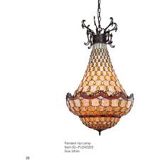Stained glass dome & ceiling on instagram: Viva Lifestyle Lighting Tiffany Style Victorian 6 Light E26 Ceiling Pendant Fixture Lights With 24 Inch Art Handmade Glass Shade Traditional Multi Colored Glass Chandelier Walmart Canada