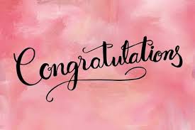 Check spelling or type a new query. Congratulations Hand Lettering Text Clipart Image
