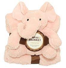 Silver One 2 Piece Baby Blanket Set With Fuzzy Stuffed An Https Www Amazon Pink Elephant Stuffed Animal Elephant Stuffed Animal Teddy Bear Stuffed Animal