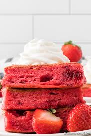 Strawberry Angel Food Cake