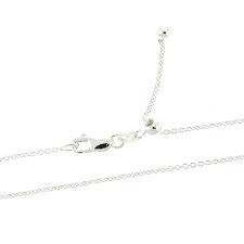 Sterling Silver Round Curve Link Chain Necklace With Extension