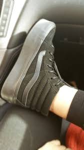 Black And Gold Vans High Tops Platform Sk8 Hi Vans Without The Gold Studs I M In Love Vans Platform Sneakers Platform Shoes Sneakers Platform Vans