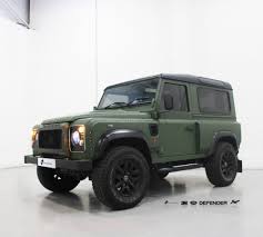 Project Kahn Defender 3m 1080 Matte Military Green Personal Vehicle Wrap Project Kahn Defender Land Rover Defender Land Rover