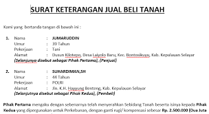Yang bertanda tangan dibawah ini: Created For Just One Purpose Contoh Surat Jual Beli Tanah