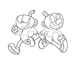 Online coloring games for children. Cuphead Coloring Pages 50 New Images Free Printable