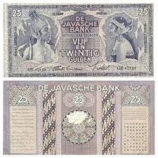 De Javasche Bank 1938 25 Gulden Sejarah Koin Uang