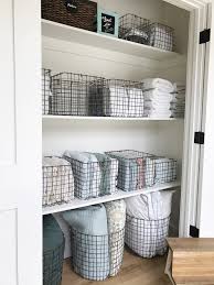 For anything other than drawers, 21 inches is a little too deep. Simply Done The Most Beautiful Linen Closet Simply Organized