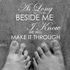 And we walk together in silence. 3