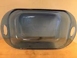 Vintage cobalt blue anchor hocking glass casserole baking dish large heavy glass 3 quart 9 x 13 handled baking dish nwfunfinds. Vintage Anchor Hocking Ovations Cobalt Blue 8x11 Inch Roasting Etsy Anchor Hocking Anchor Hocking Bakeware Heavy Glass