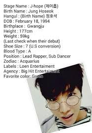 Ketika v terungkap menjadi member bts, dia menerima sebuah surat dan dia tidak tidur sampai jam 4 pagi dan membacanya sampai 15 kali. Bts Membera Bio Data K Pop Amino