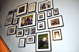 Black And White Family Photo Gallery Wall Mom Explores Michigan Using Family Photos Stairway Gallery Wall Family Picture Frame Wall Hanging Pictures On The Wall Wall Hanging Photo Frames