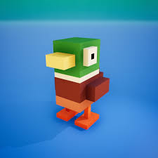Voxel Characters Mallard 3d Model Minecraft Art Minecraft Designs Minecraft Toys