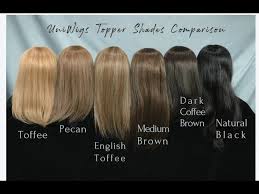 We mentioned that you can add white above to lighten the brown. Uniwigs Hair Topper 101 Brunette Brown Shades Comparison Uniwigs Facebook