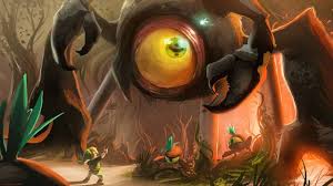 Artist Vincent Bisschop Redrew Two Boss Fights From The Legend Of Zelda Games In A Really Atmospheri Legend Of Zelda Zelda Art Ocarina Of Time