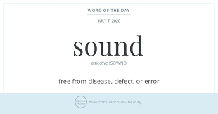 Word Of The Day Sound Merriam Webster In 2020 Word Of The Day Words Words In Other Languages