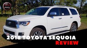 Refer to the owner's manual for more details. 2018 Toyota Sequoia Limited Is A Powerful Roomy Three Row Ride Carprousa
