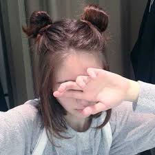 Cute Bun Hairstyle For Short Hair Jpg 500 500 Short Hair Styles Hair Styles Cute Bun Hairstyles