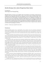Jurnal pdf ttg manajemen kelas : Pdf Analisis Kesiapan Guru Dalam Pengelolaan Kelas Inklusi