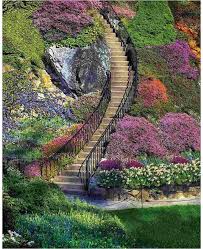 Springbok Puzzles Garden Stairway 500 Piece Jigsaw Puzzle In 2020 Landscape Design Garden Stairs Landscape