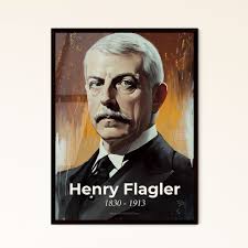 Portrait of Henry Flagler Framed Print