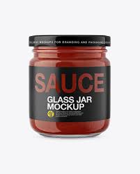 Glass Jar With Tomato Sauce Mockup Front View In Jar Mockups On Yellow Images Object Mockups Mockup Free Psd Mockup Free Download Mockup Downloads