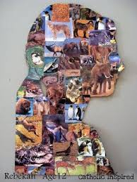 Catholic Arts Crafts Games Activities And Ideas To Help Parents And Teachers Share The Faith With Children Collage Art Creative Catholic Art