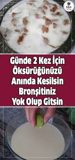 Gunde 2 Kez Icin Oksurugunuzu Aninda Kesilsin Bronsitiniz Yok Olup Gitsin Saglikli Saglikli Icecekler Saglikli Olmak