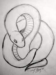 How to draw a snake for kids. Pin By Kristen Dibenedetto On My Art Snake Drawing Art Drawings Sketches Simple Art Drawings Sketches Creative