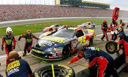 With the new nascar policy, there is a reduction in the number of pit team individuals from six to five; 10 Essential Tools Of Nascar Pit Crew Members Howstuffworks