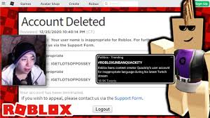 This Youtuber Is Permanently Banned From Roblox Quackity Youtube