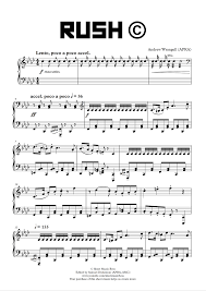 Learn how to read music and chords, all while playing your favorite songs. Rush C Rush C Playable Version Piano Sheet Music Pdf Midi And Mp3