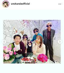 神田うの、両親＆弟・伸一郎らと家族写真を公開「合同のお誕生日会をしてもらいました」 : スポーツ報知