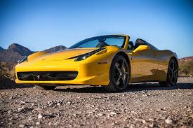 Yellow 2014 ferrari 458 italia spider. Rent A 2015 Ferrari 458 Italia Spider Yellow With Unlimited Miles