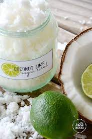 Coconut Lime Sugar Scrub Sugar Scrub Recipe Sugar Scrub Easy Diy Gifts