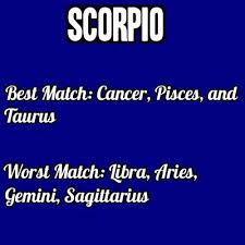 You need a bedroom partner who's as caring, considerate, and sensitive as you cancer, and this is why pisces is the one for you! Girl From Mars On Twitter Scorpio Best Match Worst Match Http T Co Kl5cfogj9v