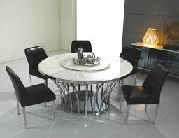 A wood dining table won't do that. Enchanting Round Marble Top Kitchen Table Including Black Granite Layjao